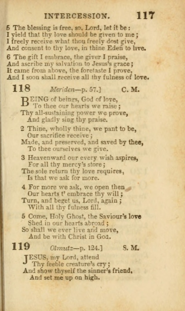 A Collection of Hymns: for the use of the Methodist Episcopal Church, principally from the collection of the Rev. John Wesley, A. M., late fellow of Lincoln College..(Rev. and corr. with a supplement) page 119