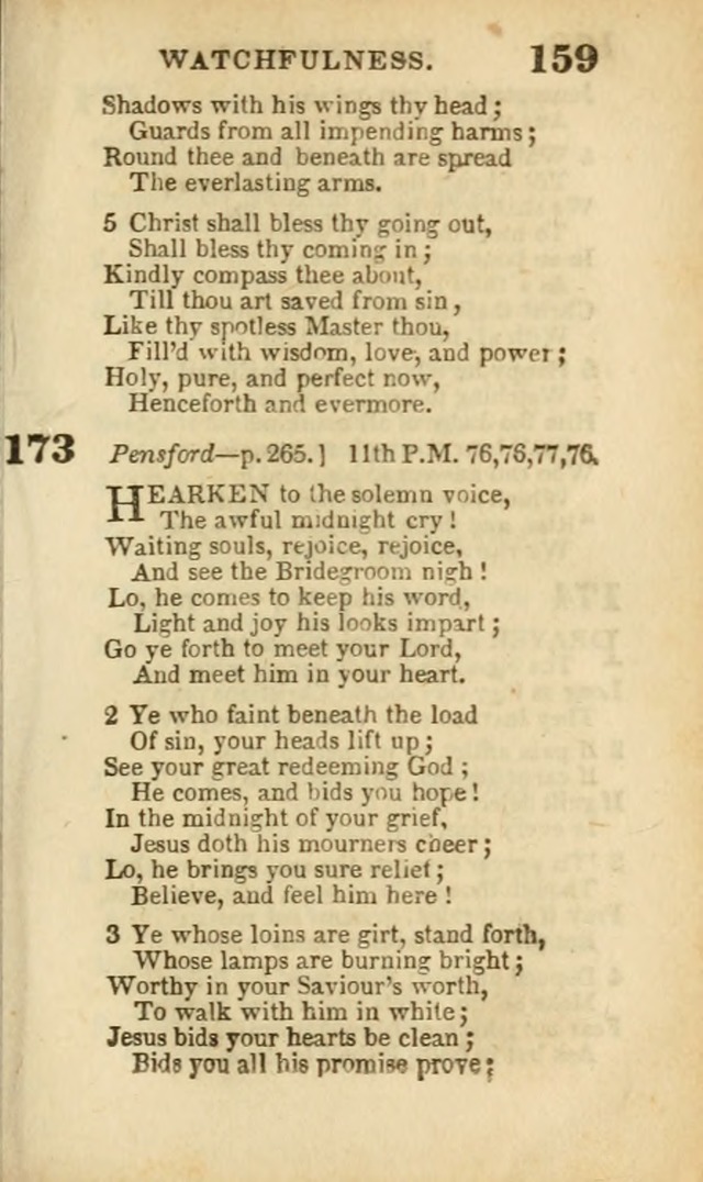 A Collection of Hymns: for the use of the Methodist Episcopal Church, principally from the collection of the Rev. John Wesley, A. M., late fellow of Lincoln College..(Rev. and corr. with a supplement) page 161