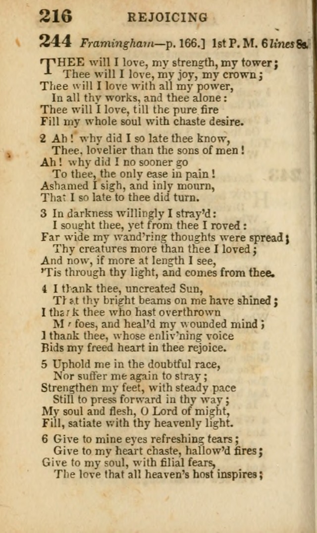 A Collection of Hymns: for the use of the Methodist Episcopal Church, principally from the collection of the Rev. John Wesley, A. M., late fellow of Lincoln College..(Rev. and corr. with a supplement) page 218