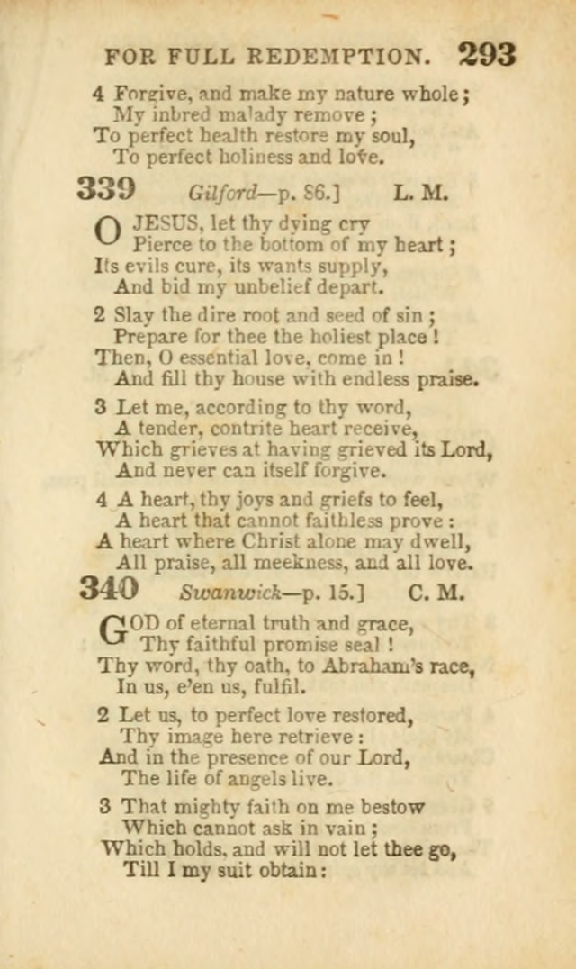 A Collection of Hymns: for the use of the Methodist Episcopal Church, principally from the collection of the Rev. John Wesley, A. M., late fellow of Lincoln College..(Rev. and corr. with a supplement) page 295
