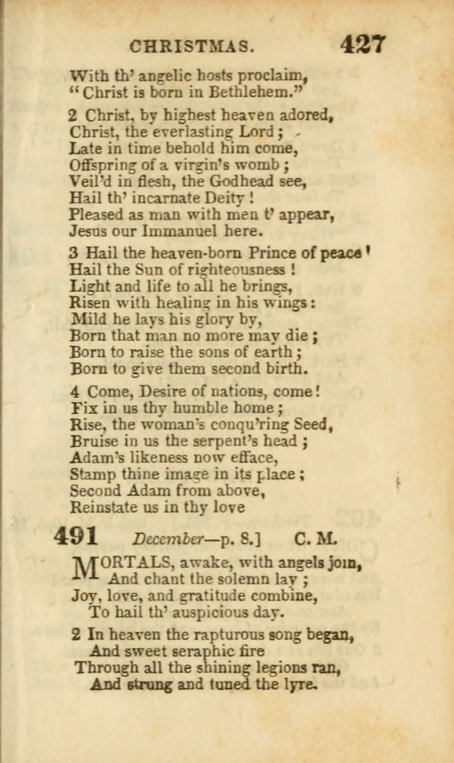 A Collection of Hymns: for the use of the Methodist Episcopal Church, principally from the collection of the Rev. John Wesley, A. M., late fellow of Lincoln College..(Rev. and corr. with a supplement) page 429