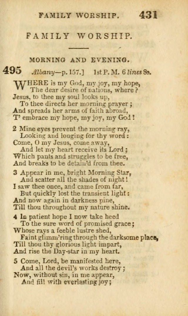 A Collection of Hymns: for the use of the Methodist Episcopal Church, principally from the collection of the Rev. John Wesley, A. M., late fellow of Lincoln College..(Rev. and corr. with a supplement) page 433