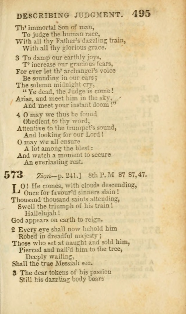 A Collection of Hymns: for the use of the Methodist Episcopal Church, principally from the collection of the Rev. John Wesley, A. M., late fellow of Lincoln College..(Rev. and corr. with a supplement) page 497