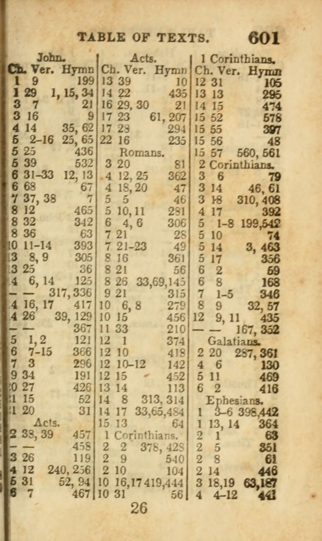 A Collection of Hymns: for the use of the Methodist Episcopal Church, principally from the collection of the Rev. John Wesley, A. M., late fellow of Lincoln College..(Rev. and corr. with a supplement) page 603