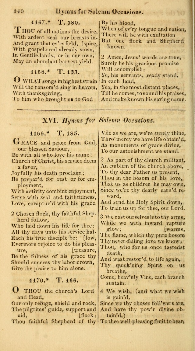 A Collection of Hymns for the Use of the Protestant Church of the United Brethren. (New and Rev. ed.) page 340