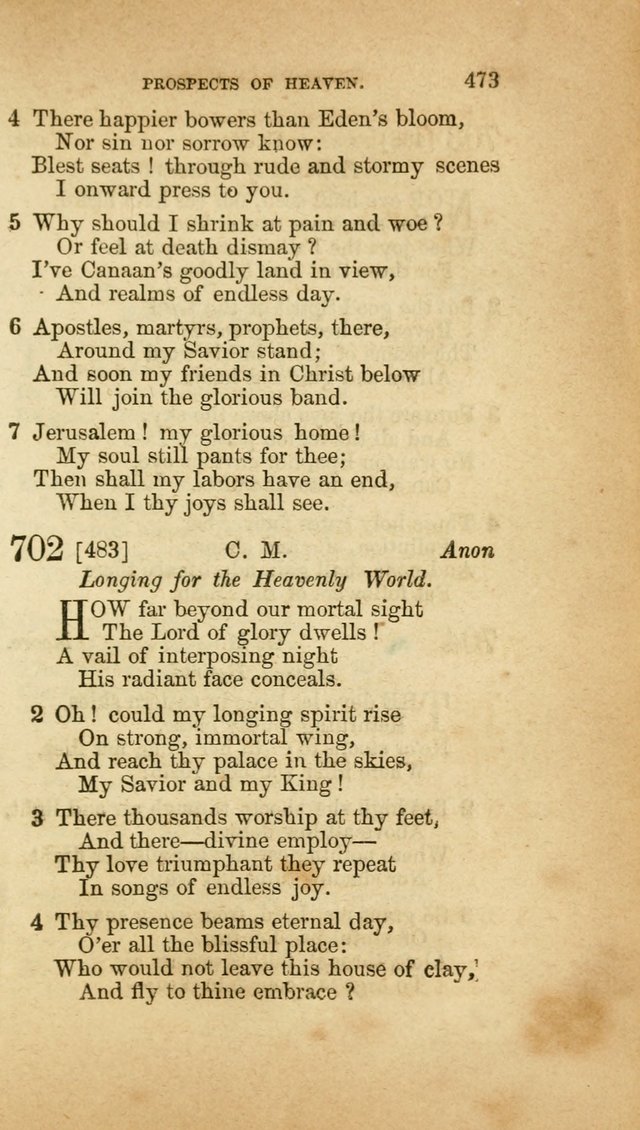 A Collection of Hymns, for the use of the United Brethren in Christ: taken from the most approved authors, and adapted to public and private worship page 477