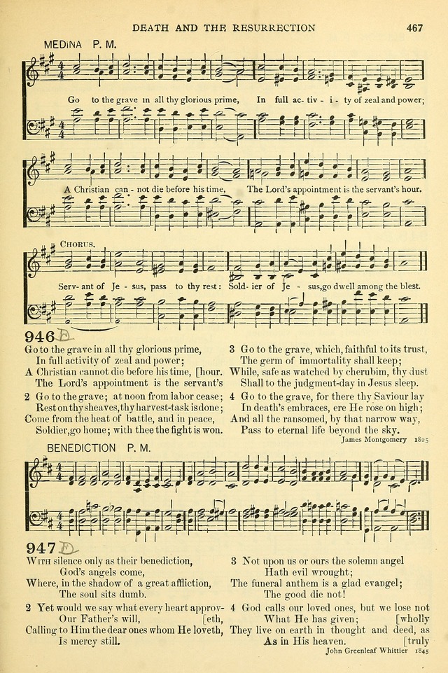 The Church Hymnary: a collection of hymns and tunes for public worship page 467