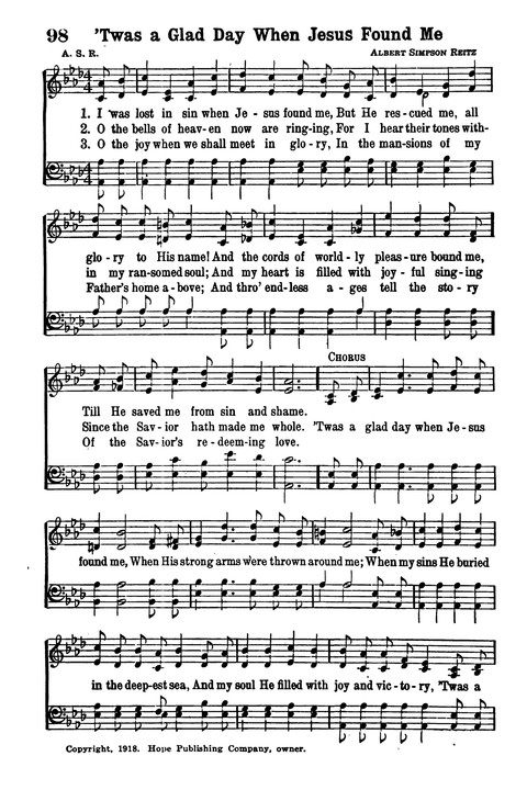 Choice Hymns of the Faith page 88