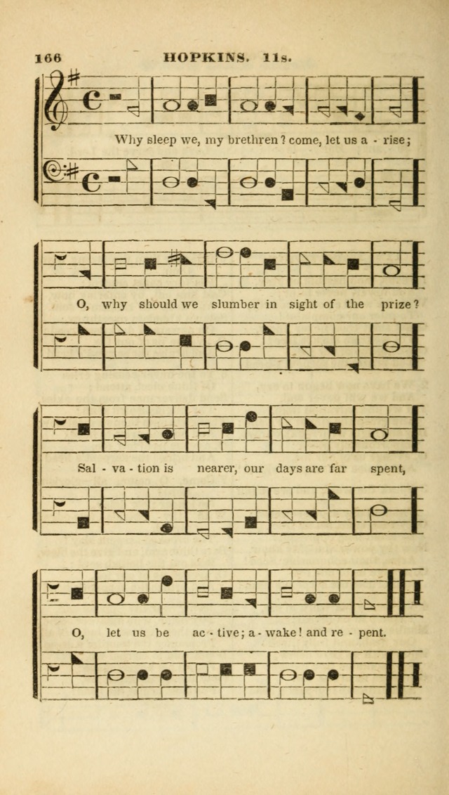 The Christian Lyre: adapted for use in families, prayer meetings, and revivals of religion page 166