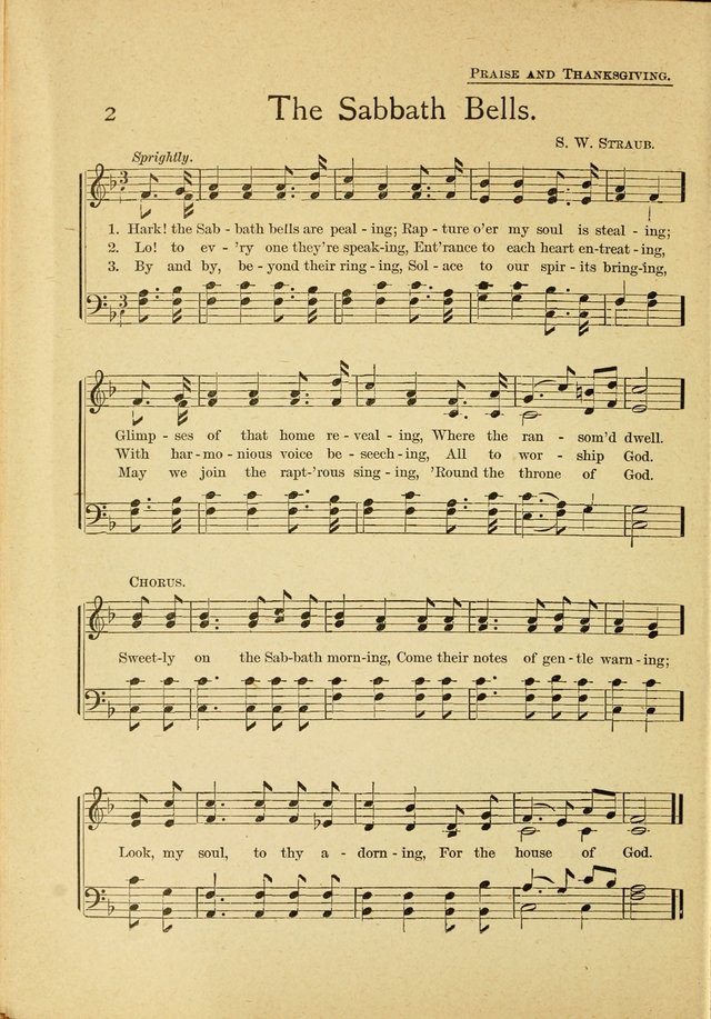 Christian Life Songs: for Sunday school, praise and prayer meeting, congregational singing, Christian Endeavor meetings, special meetings, choir & home page 2
