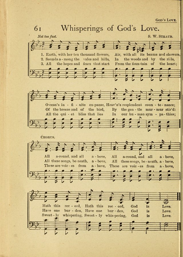 Christian Life Songs: for Sunday school, praise and prayer meeting, congregational singing, Christian Endeavor meetings, special meetings, choir & home page 46