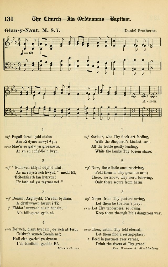 Cân a Mawl: llyfr hymna a thonau Methodistiaid Calfinaidd Unol Dalaethau yr America=Song and Praise: the hymnal of the Calvinistic Methodist Church of the United States of America page 133