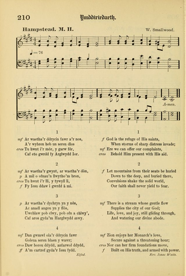 Cân a Mawl: llyfr hymna a thonau Methodistiaid Calfinaidd Unol Dalaethau yr America=Song and Praise: the hymnal of the Calvinistic Methodist Church of the United States of America page 214