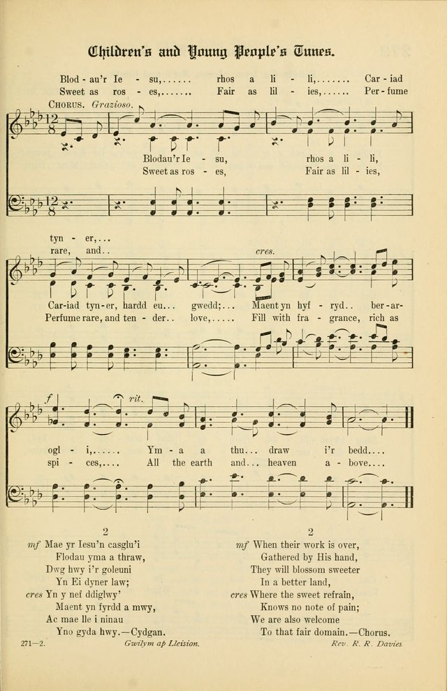 Cân a Mawl: llyfr hymna a thonau Methodistiaid Calfinaidd Unol Dalaethau yr America=Song and Praise: the hymnal of the Calvinistic Methodist Church of the United States of America page 283