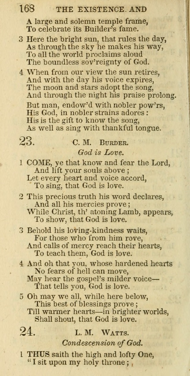 The Christian Psalmist: being a collection of psalms, hymns, and spiritual songs compiled from the most approved authors, and designed as a standard hymn book for public and social worship page 168