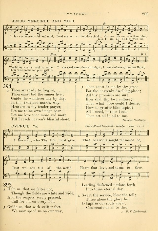 Christian Praise: a manual of worship for public, social and private devotion page 222
