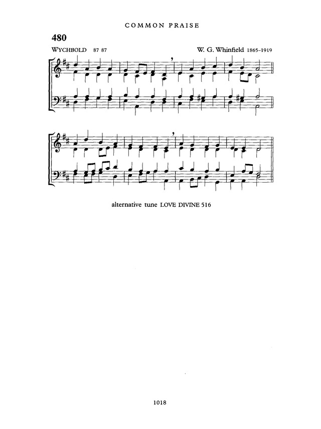 Common Praise: A new edition of Hymns Ancient and Modern page 1019