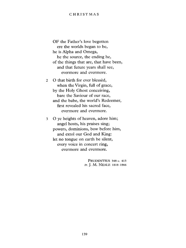 Common Praise: A new edition of Hymns Ancient and Modern page 139