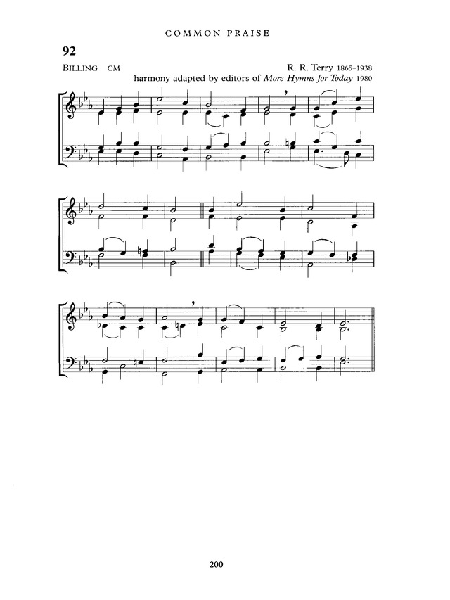 Common Praise: A new edition of Hymns Ancient and Modern page 200