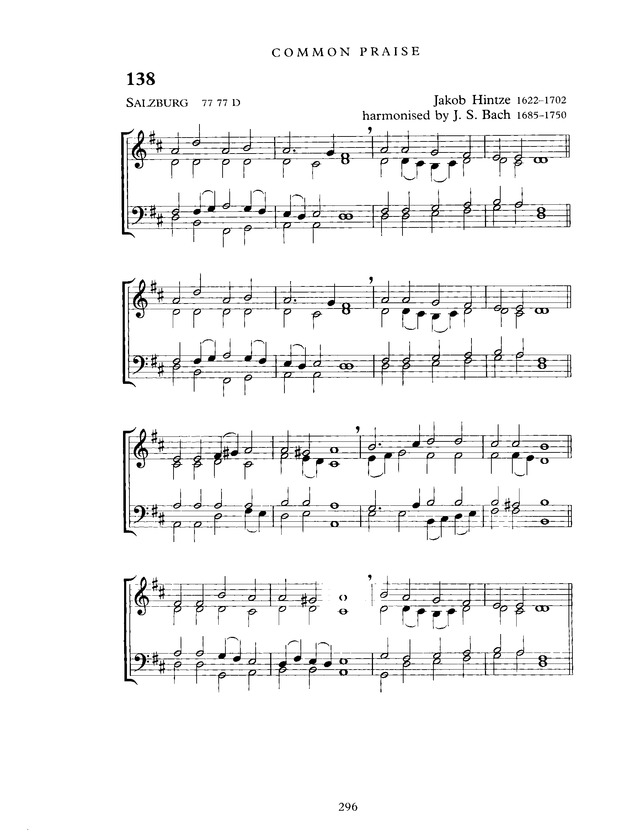 Common Praise: A new edition of Hymns Ancient and Modern page 296