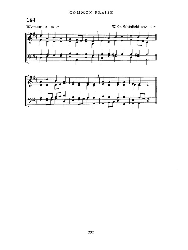 Common Praise: A new edition of Hymns Ancient and Modern page 352
