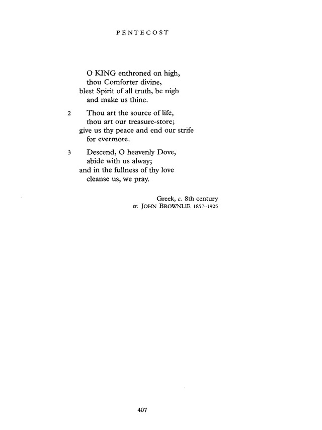 Common Praise: A new edition of Hymns Ancient and Modern page 407