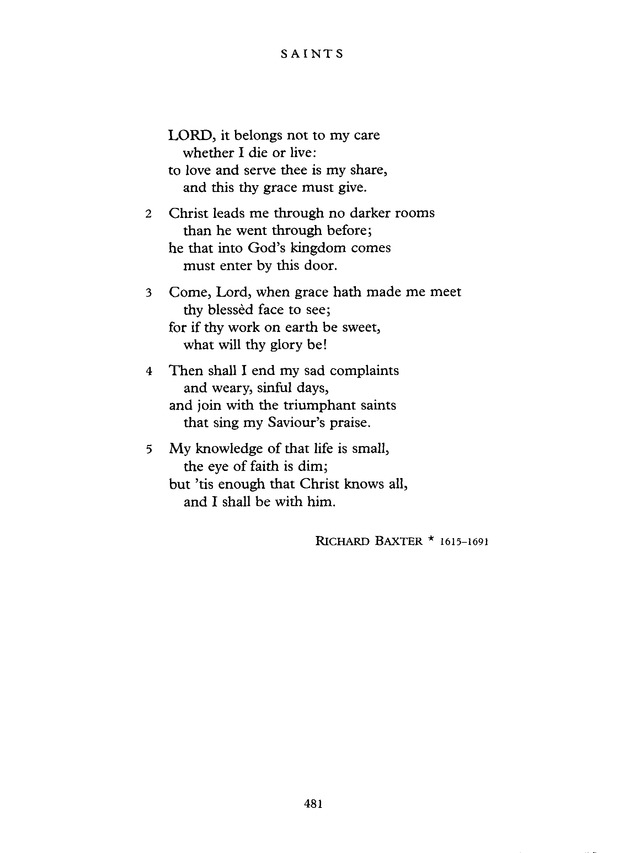 Common Praise: A new edition of Hymns Ancient and Modern page 482