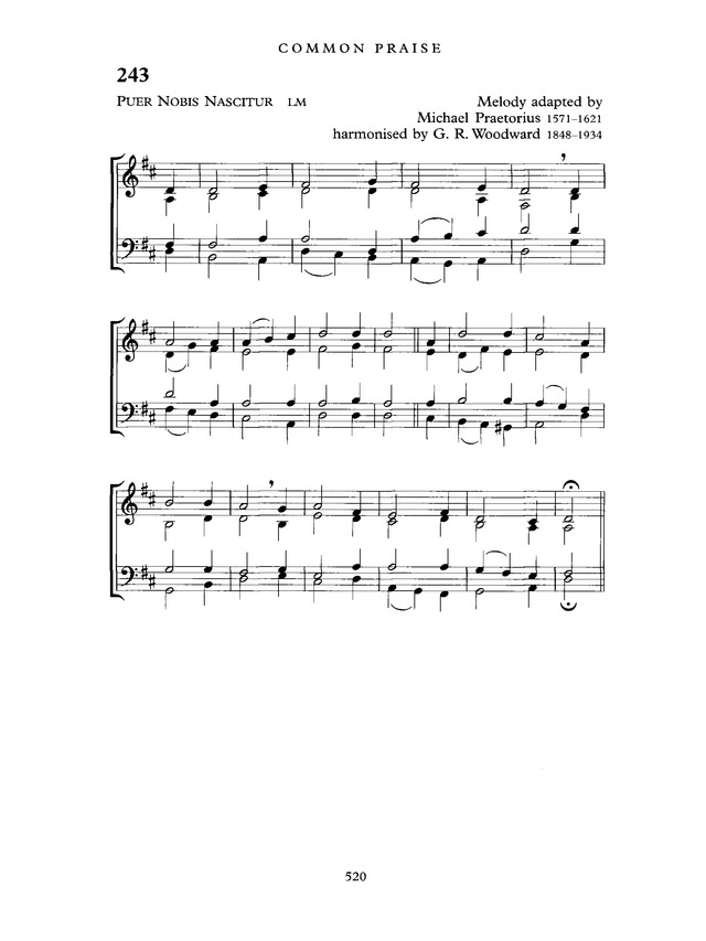 Common Praise: A new edition of Hymns Ancient and Modern page 521
