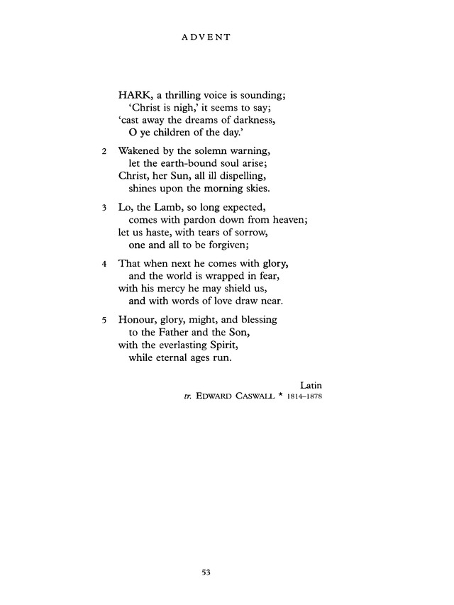 Common Praise: A new edition of Hymns Ancient and Modern page 53