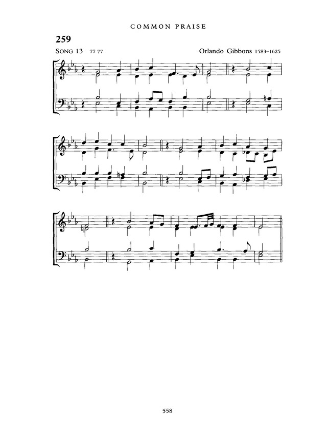 Common Praise: A new edition of Hymns Ancient and Modern page 559