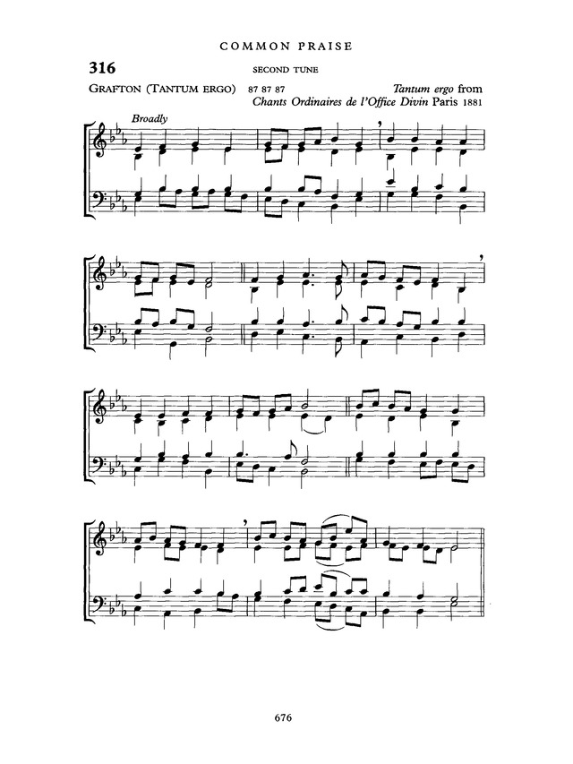 Common Praise: A new edition of Hymns Ancient and Modern page 677