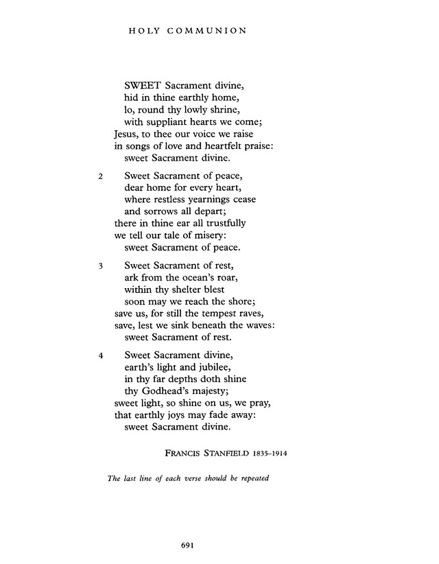 Common Praise: A new edition of Hymns Ancient and Modern page 692
