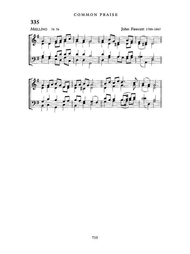 Common Praise: A new edition of Hymns Ancient and Modern page 711