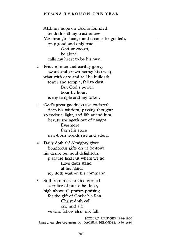 Common Praise: A new edition of Hymns Ancient and Modern page 788