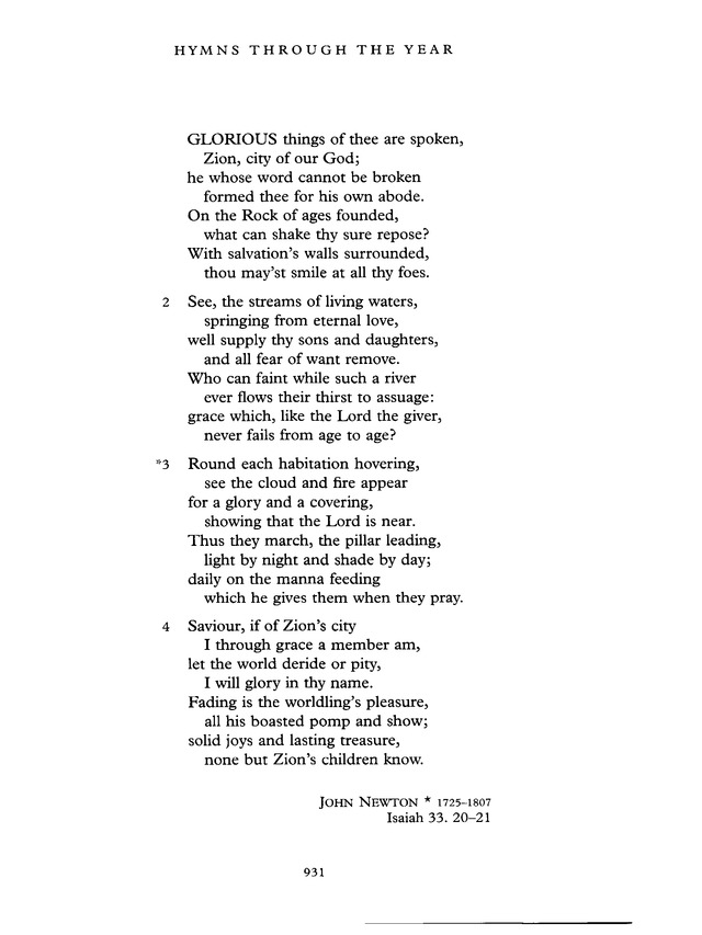 Common Praise: A new edition of Hymns Ancient and Modern page 932