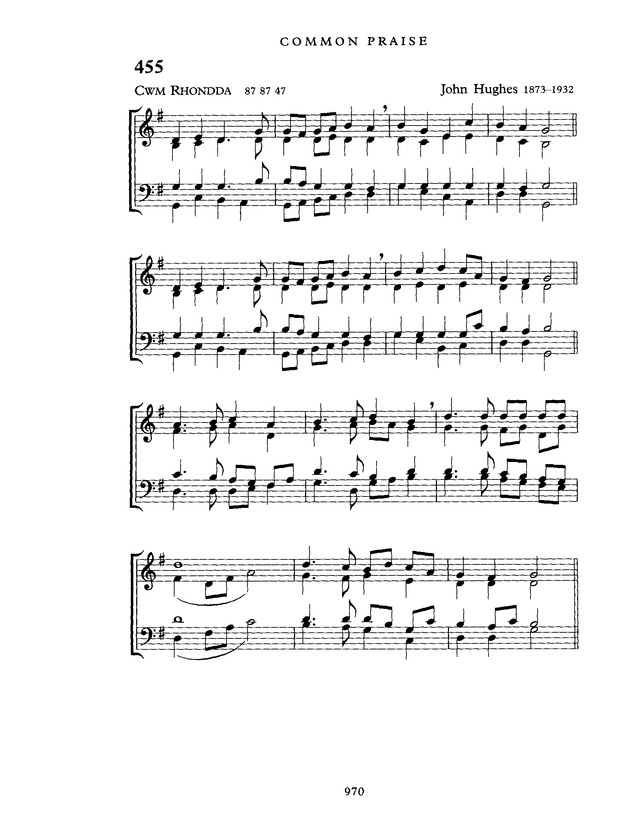 Common Praise: A new edition of Hymns Ancient and Modern page 971