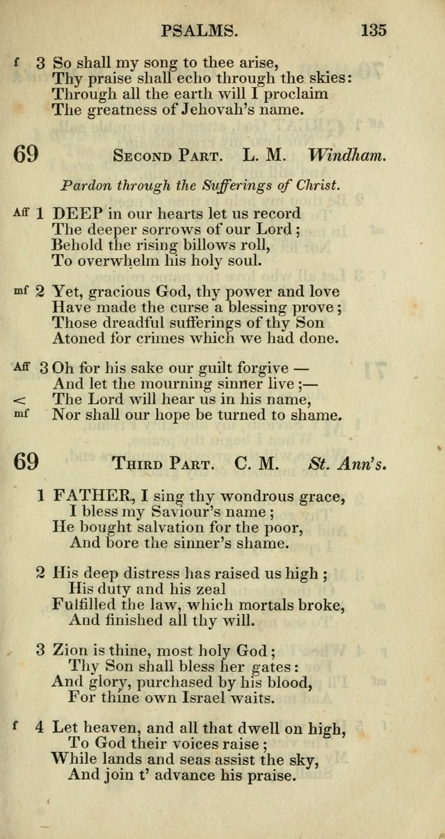 Church Psalmody: a Collection of Psalms and Hymns adapted to public worship page 138