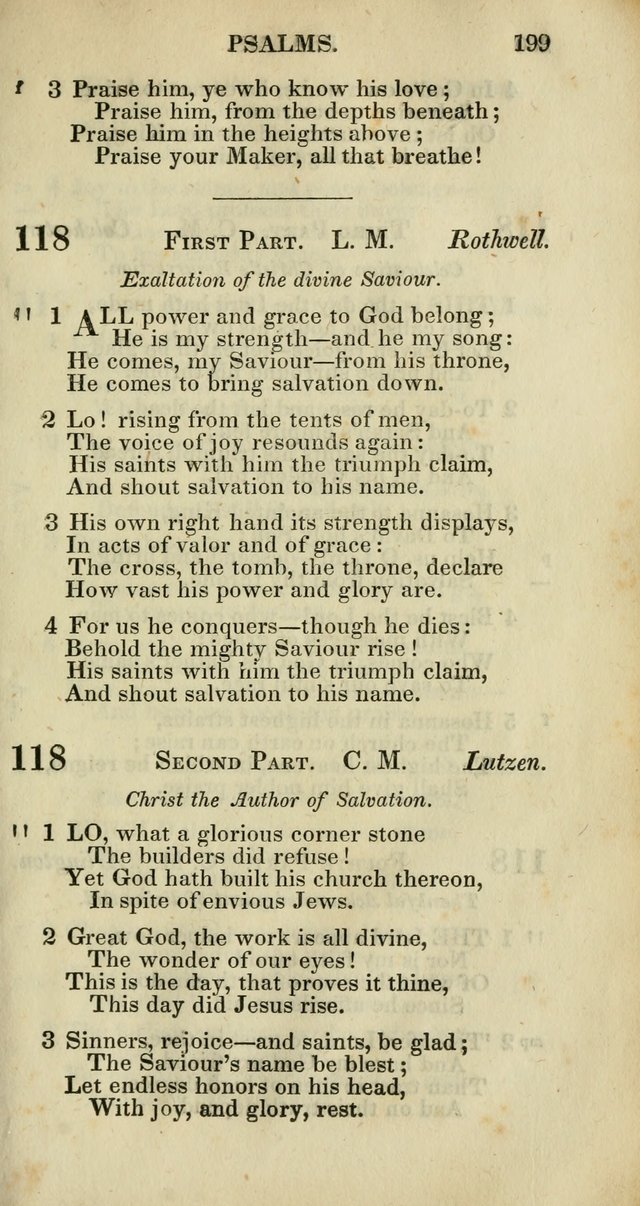 Church Psalmody: a Collection of Psalms and Hymns adapted to public worship page 202