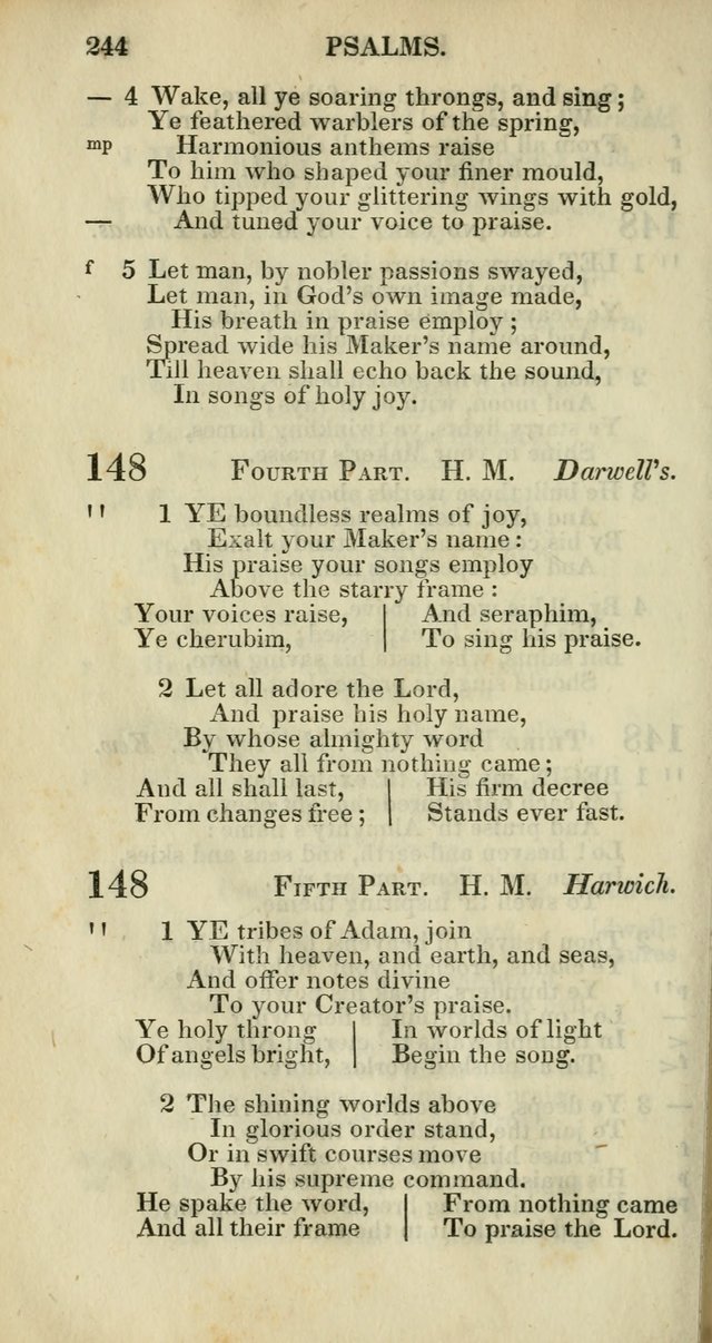 Church Psalmody: a Collection of Psalms and Hymns adapted to public worship page 247