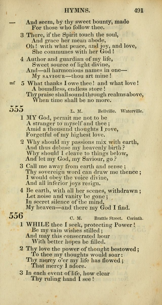 Church Psalmody: a Collection of Psalms and Hymns adapted to public worship page 494