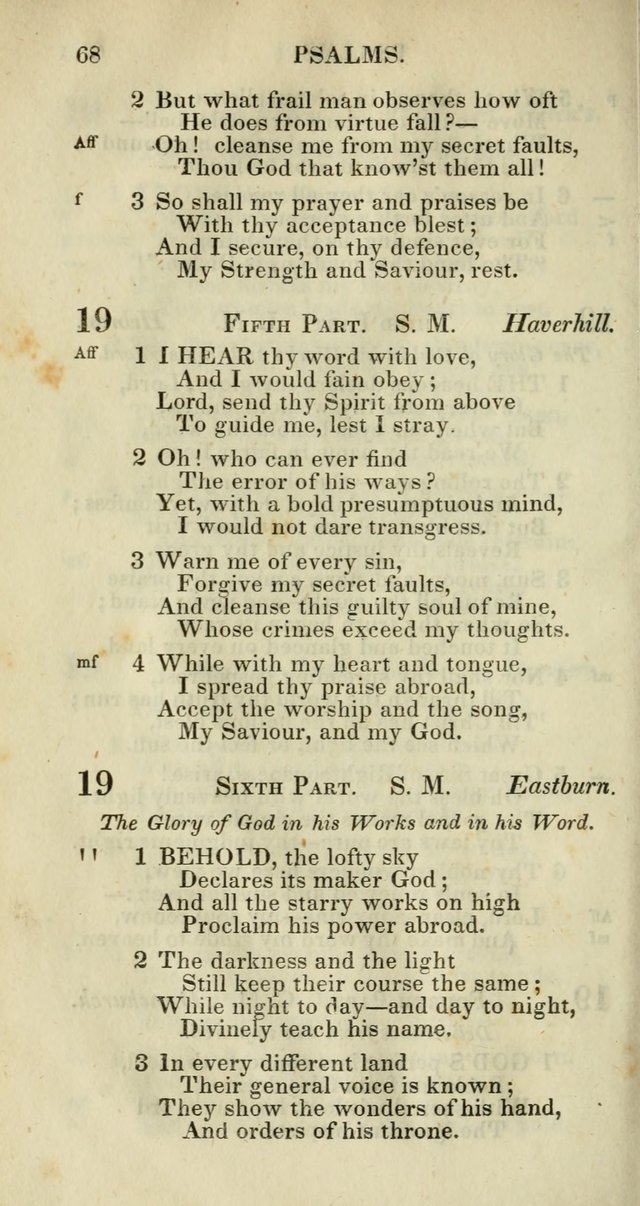Church Psalmody: a Collection of Psalms and Hymns adapted to public worship page 71