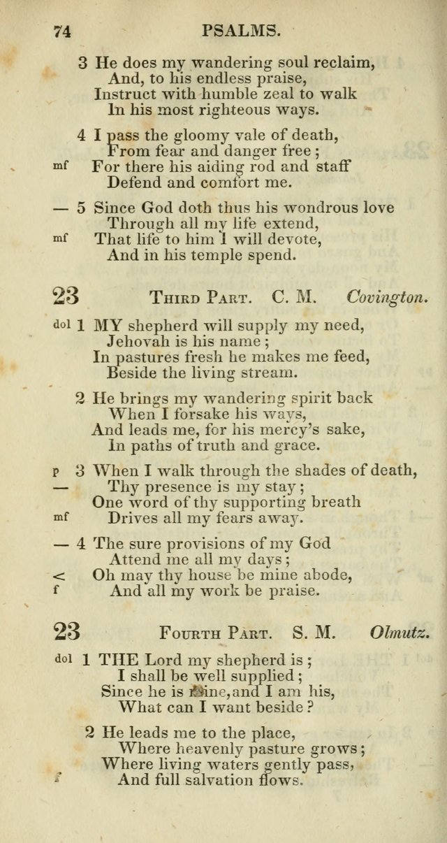 Church Psalmody: a Collection of Psalms and Hymns adapted to public worship page 77