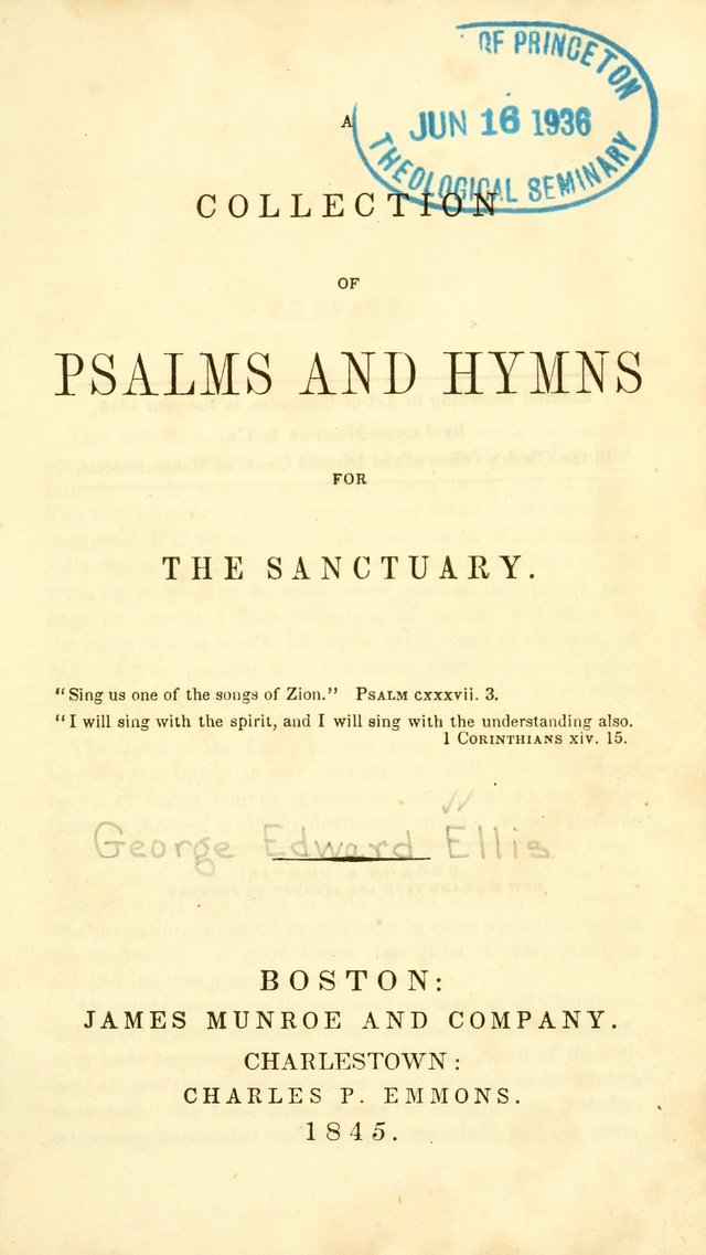A Collection of Psalms and Hymns for the Sanctuary page 8