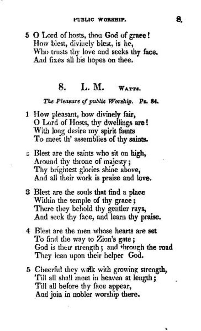 A Collection of Psalms and Hymns for Christian Worship. 16th ed. page 7
