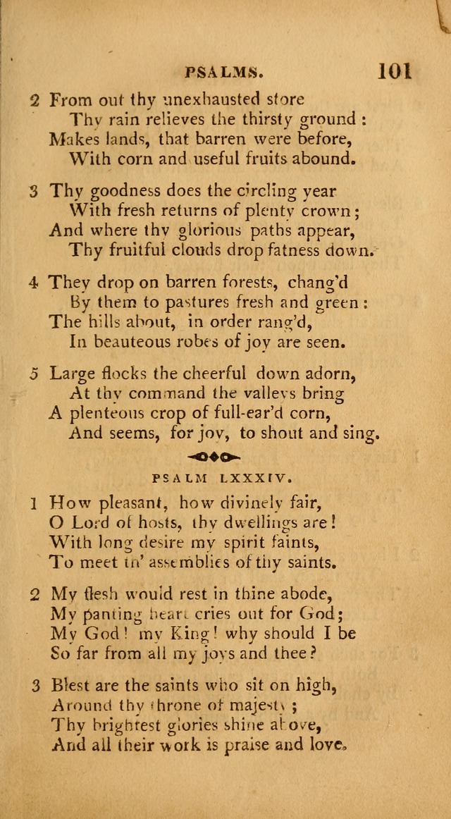 A Collection of Psalms and Hymns: from various authors, chiefly designed for public worship (4th ed.) page 101