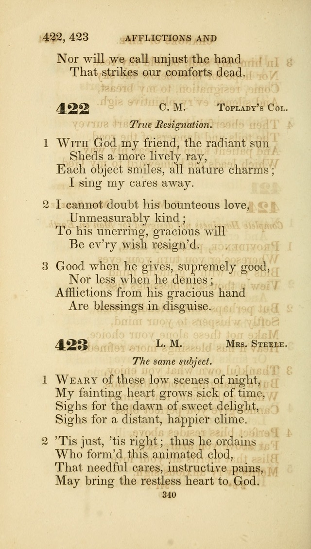 A Collection of Psalms and Hymns: from Watts, Doddridge, and others (4th ed. with an appendix) page 364