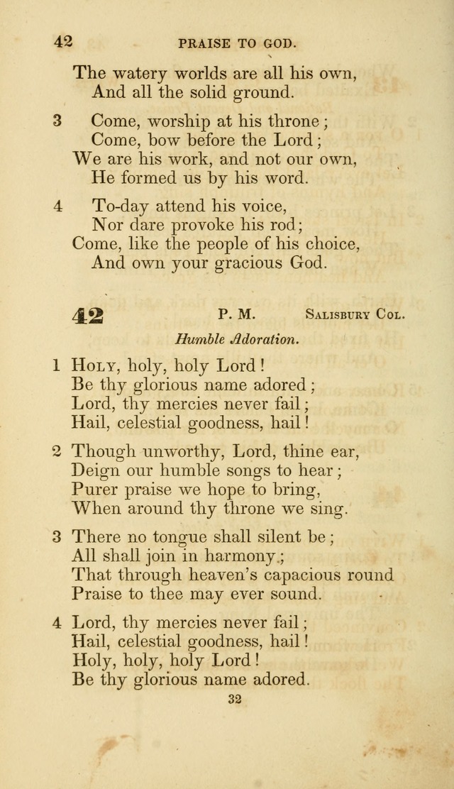 A Collection of Psalms and Hymns: from Watts, Doddridge, and others (4th ed. with an appendix) page 54