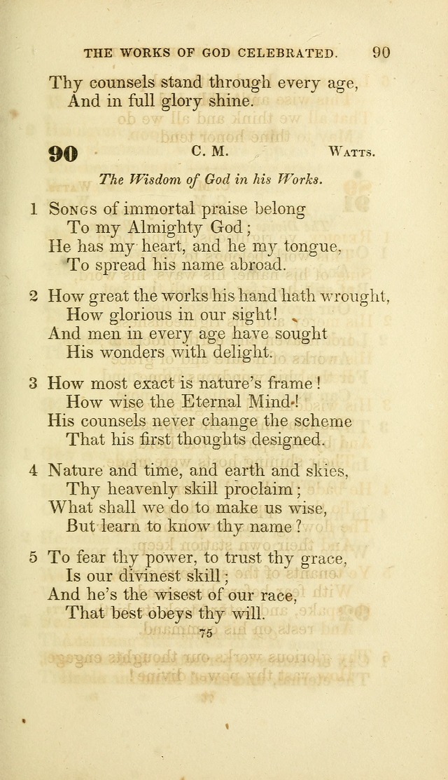 A Collection of Psalms and Hymns: from Watts, Doddridge, and others (4th ed. with an appendix) page 97