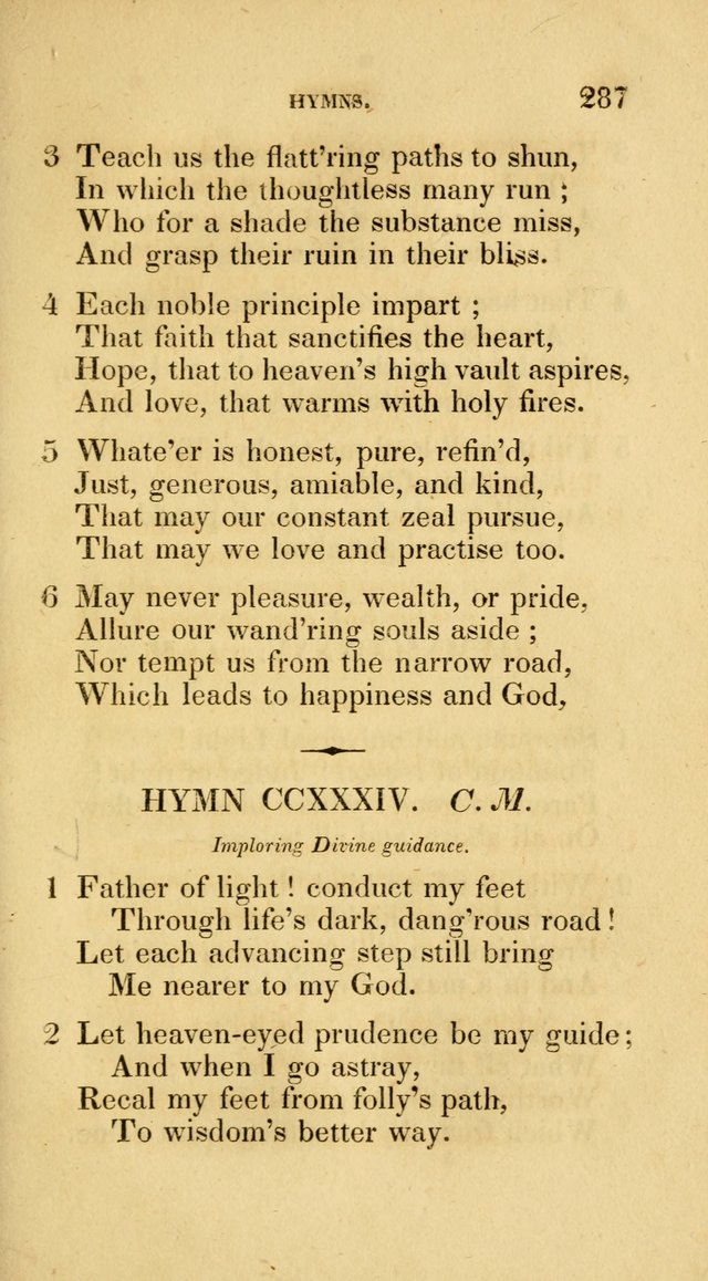 A Collection of Psalms and Hymns for Social and Private Worship page 287