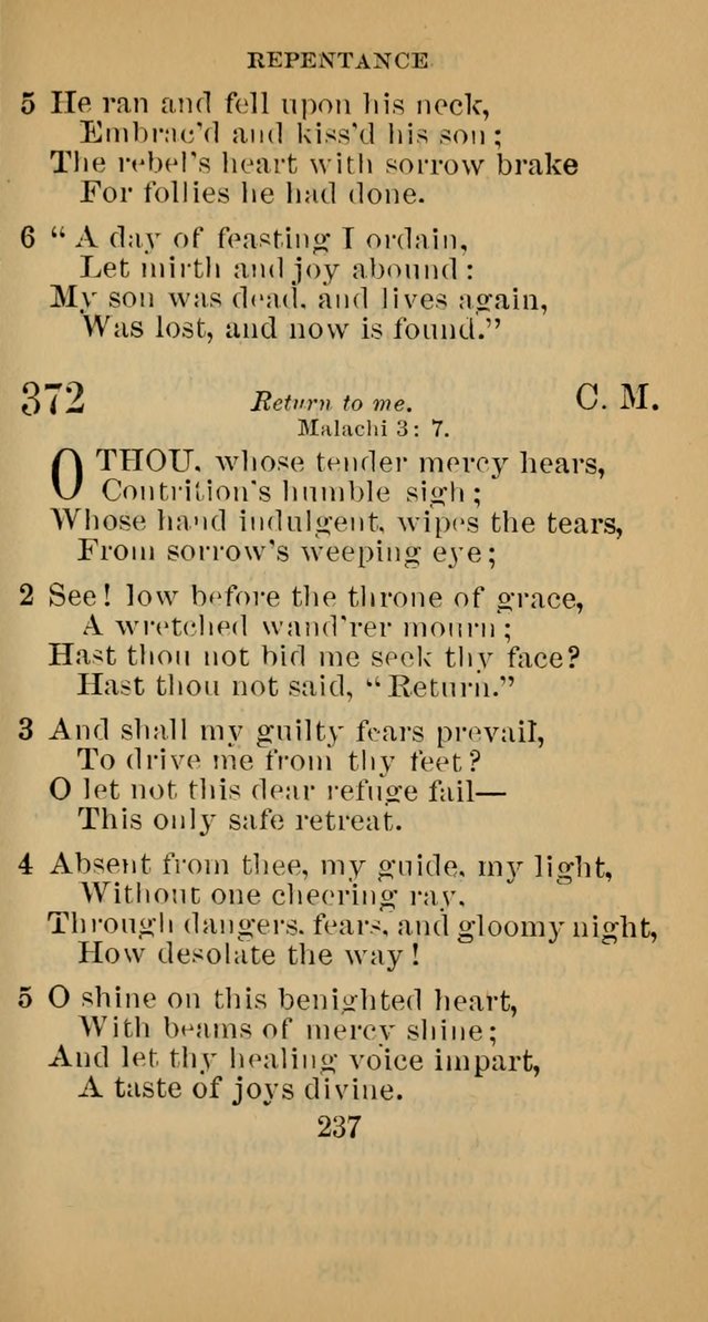 A Collection of Psalms, Hymns and Spiritual Songs; suited to the various kinds of Christian worship; and especially designed for and adapted to the Fraternity of the Brethren... page 244